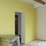 Dekorativní malba - průběh prací