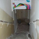 Malování společných prostor - průběh prací