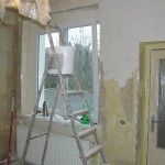 Malování Lázně Bohdaneč - průběh prací