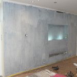 Imitace betonu - průběh prací