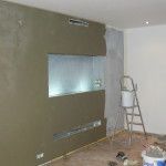 Imitace betonu - průběh prací