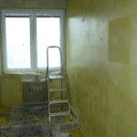 Malování Sezemice - průběh prací