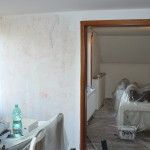 Travertino - průběh prací