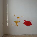 Nástěnná malba Pardubice - průběh prací