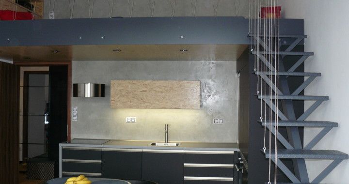 Imitace betonu - konečná podoba