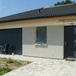 Imitace dřeva na fasádě Hradec Králové - průběh prací