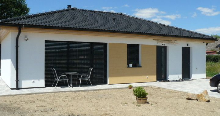 Imitace dřeva na fasádě Hradec Králové - konečná podoba