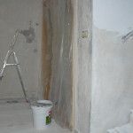 Sanace štuku - průběh prací