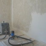 Sanace štuku - průběh prací